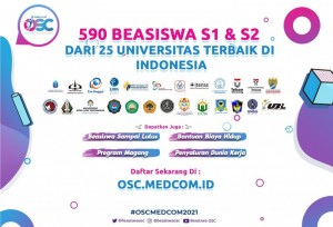 Beasiswa 590 BEASISWA S1 DAN S2 SIAP DIPEREBUTKAN DI OSC MEDCOM.ID 2021